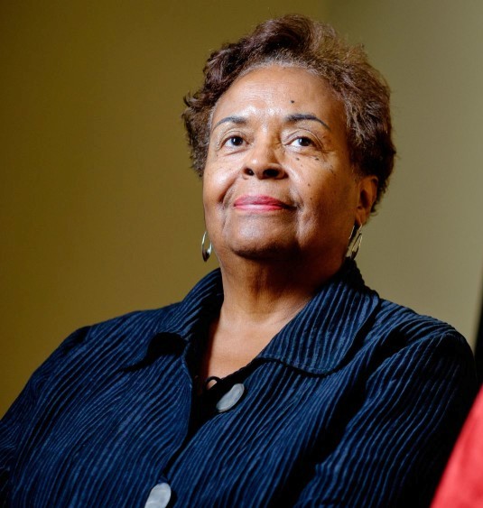 Joyce Ladner, a sociologist and author who participated in the civil rights movement in Mississippi in the 1960s, is seen at her home in Washington, DC on September 12, 2014. Ladner said that it seems like the country has lost some of the progress made in the civil rights movement. But she is still optimistic about the power of the latest generation of activists to effect change on a level similar to the civil rights movement of the 1960s.
CREDIT: T.J. Kirkpatrick, special to ProPublica